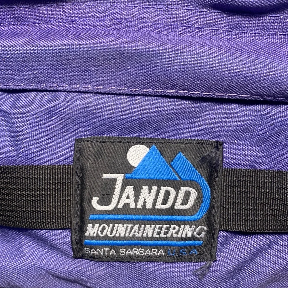 Vintage JANDD Purple Mountaineering Cycling Hiking Pack Made in USA